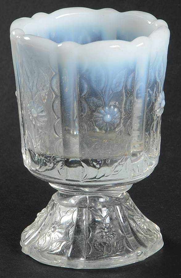 French Cream (French Opalescent) Toothpick Holder by Fenton-1