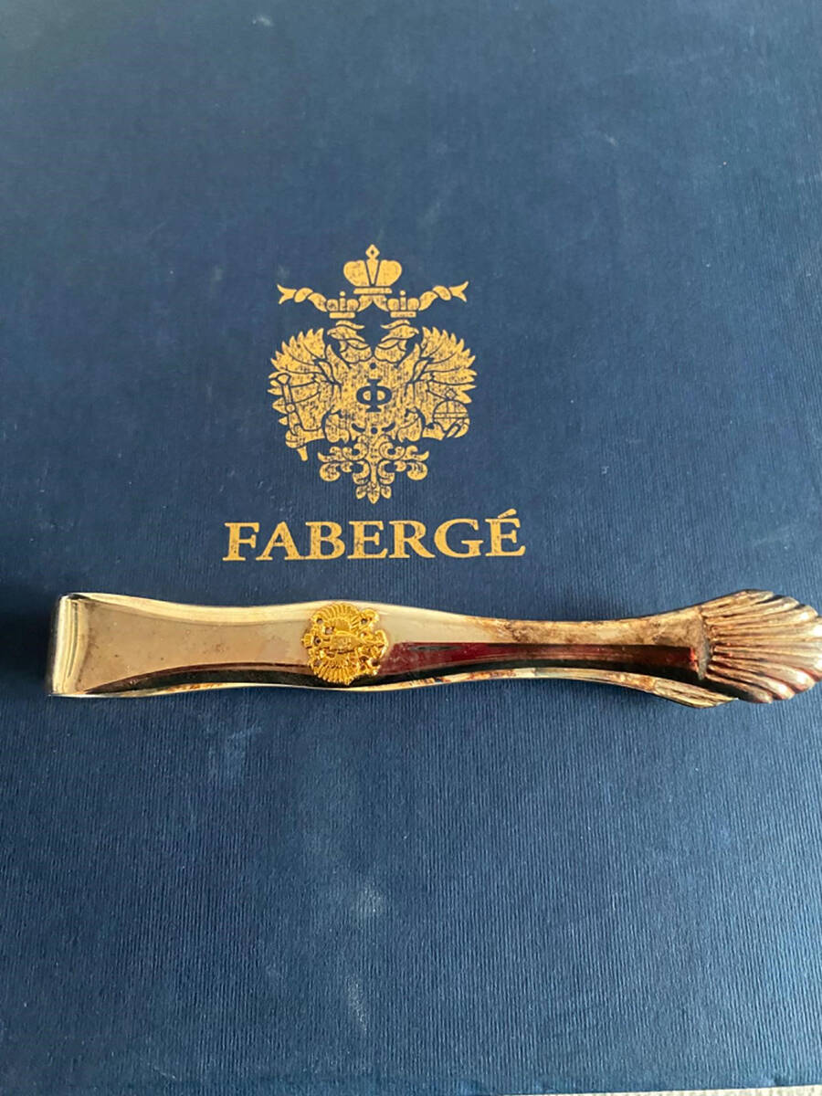 Crown Tongs for Ice Bucket by Faberge-1