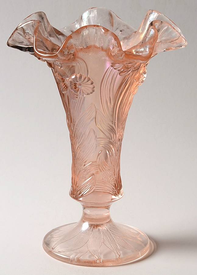 Sunset Stretch 7" Flower Vase by Fenton-1