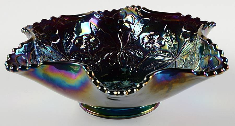 Amethyst Carnival Original Formula (Newer) Round Bowl by Fenton-1
