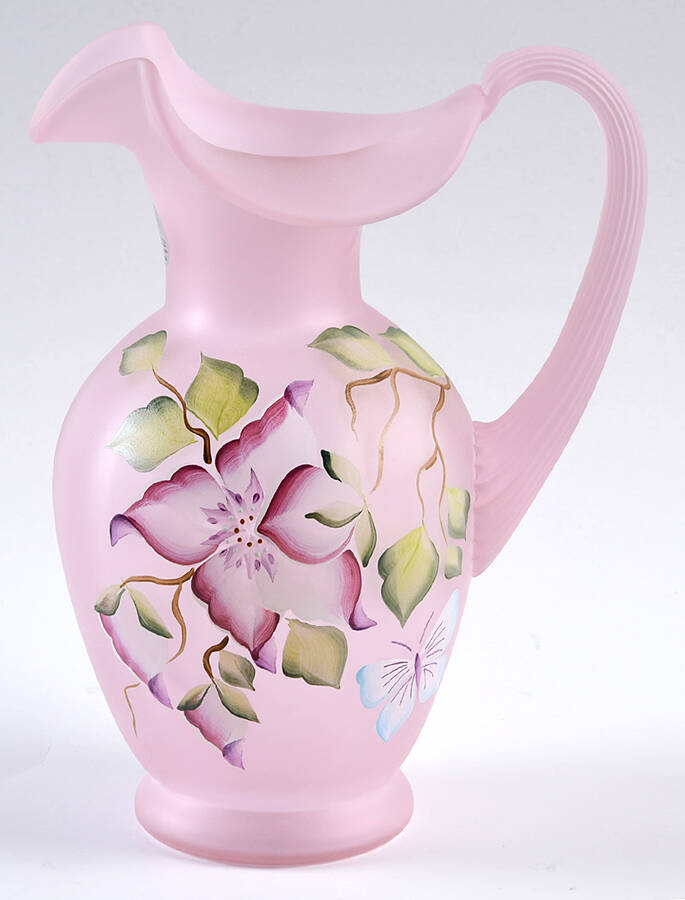 Qvc Exclusives #CV381 A8 Rib Pitcher by Fenton-1