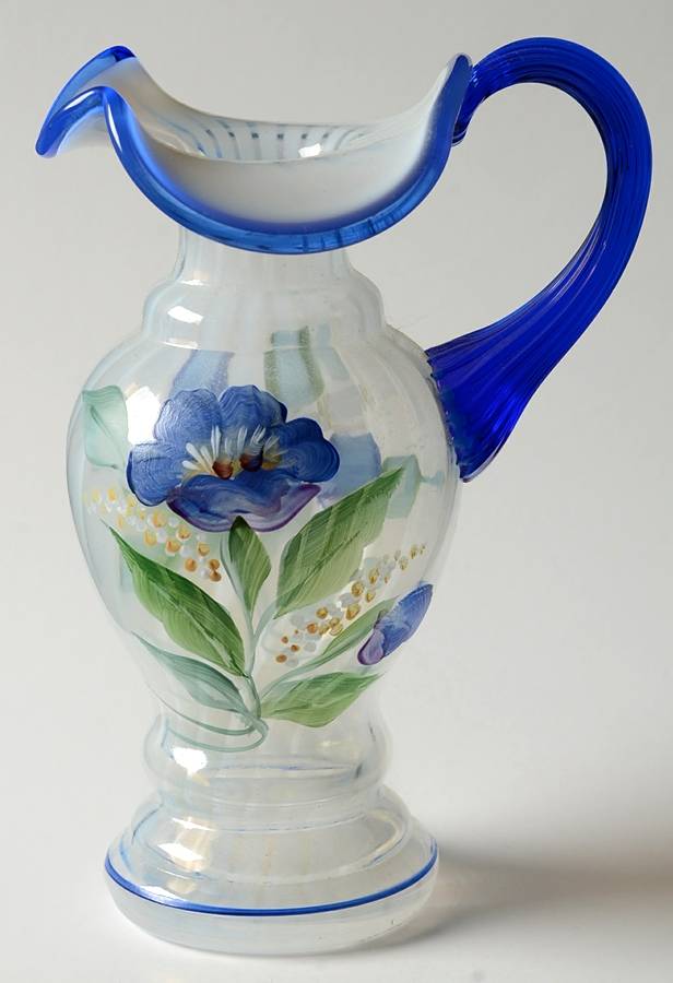 Qvc Exclusives #CV365 Z6 Rib Optic Pitcher by Fenton-1