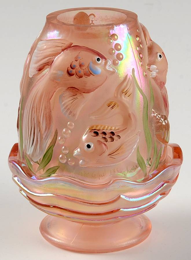 Qvc Exclusives #C22505 Atlantis Fairy Lamp by Fenton-1