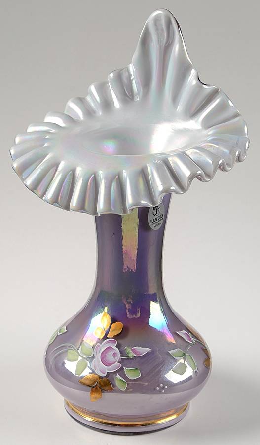 Qvc Exclusives #C7250 2C 9" Tulip Vase by Fenton-1