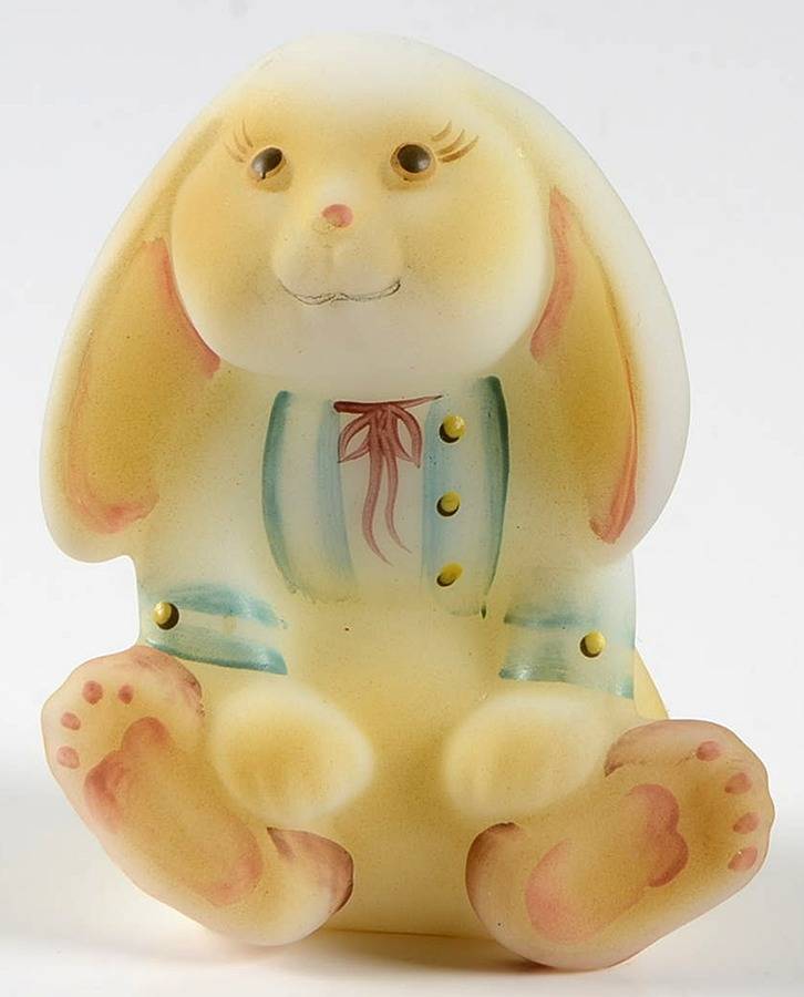 Qvc Exclusives #5293 Lop Eared Rabbit by Fenton-1