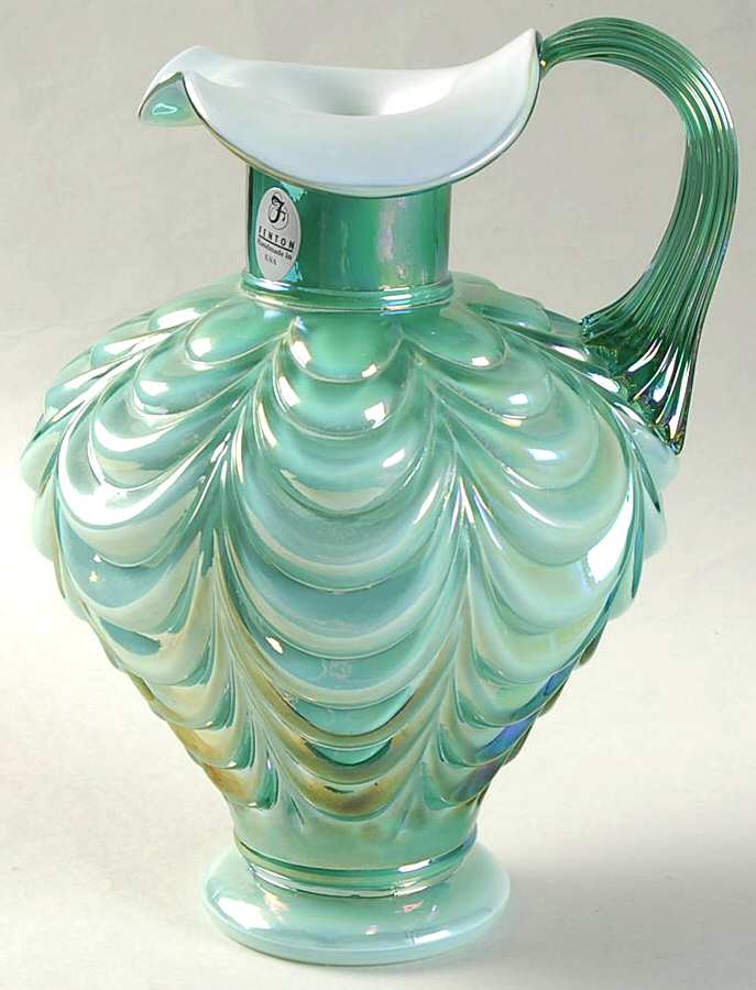 Qvc Exclusives #CV221 Drapery Pitcher by Fenton-1