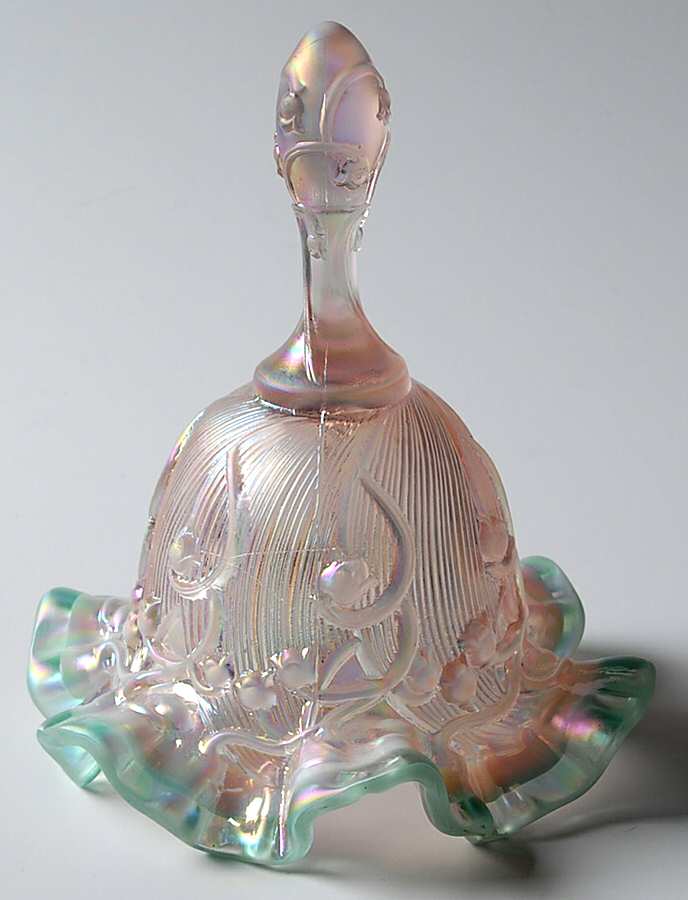 Qvc Exclusives #C31902(CV095LW) 6" Lily of the Valley Bell by Fenton-1
