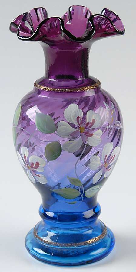 Qvc Exclusives #CV127OD 8" Vase by Fenton-1