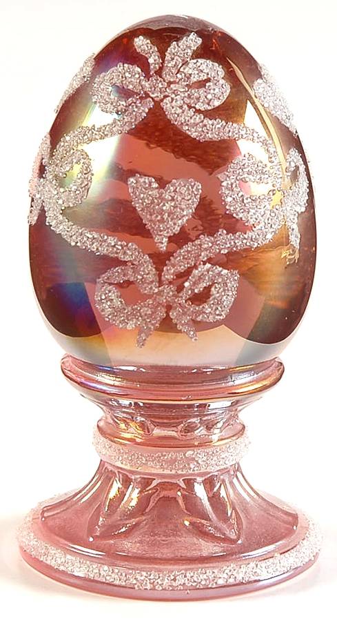 Qvc Exclusives #C37253(C5145E8) Egg on Stand by Fenton-1