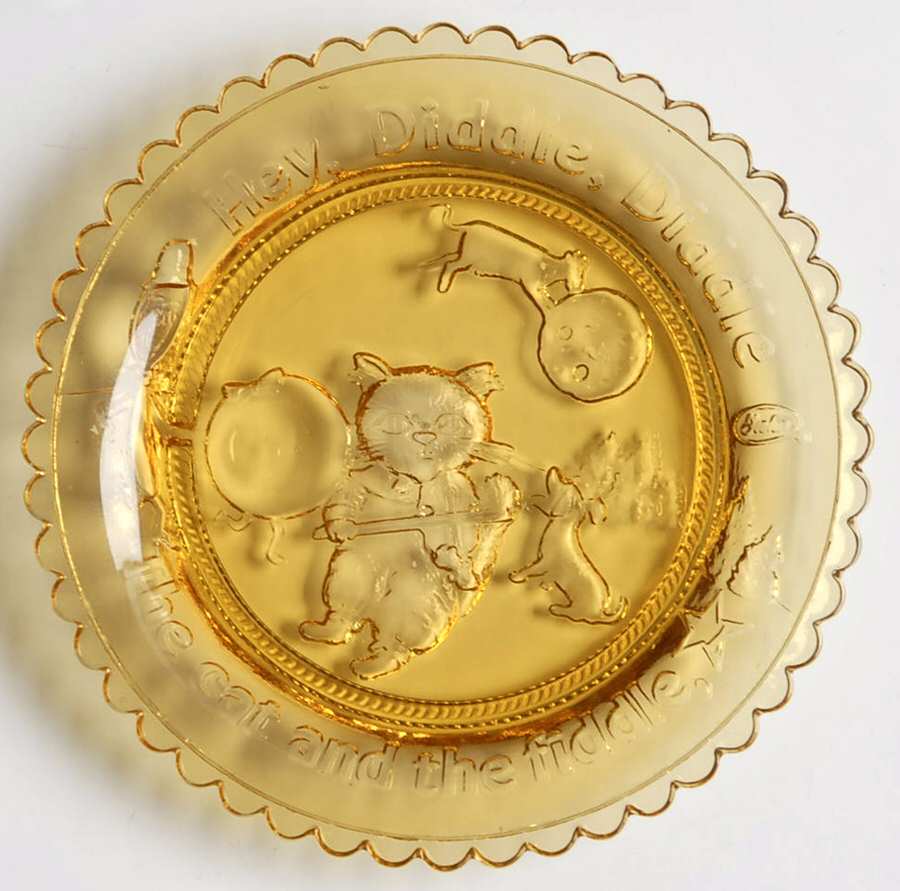 Nursery Rhyme Cup Plate by Fenton-1
