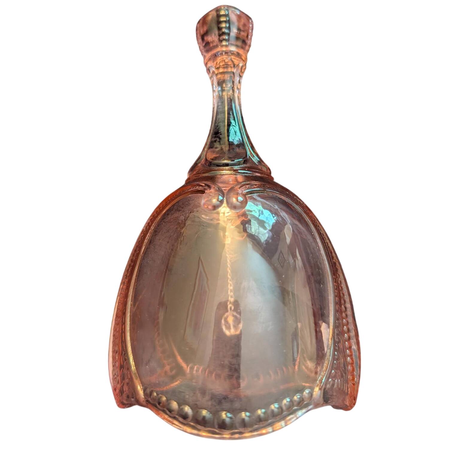 Empress Rose (Transparent) Bell by Fenton-1