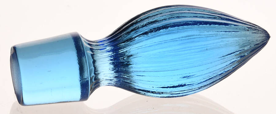 Salem Blue Stopper for Cruet by Fenton-1