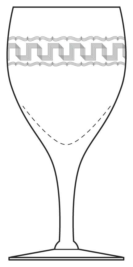 Greek (Stem 863) Water Goblet by Fostoria-1