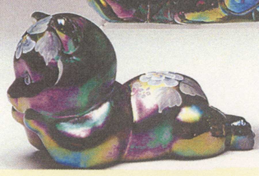 Blossoms on Plum Carnival #5239 Daydreaming Bear by Fenton-1
