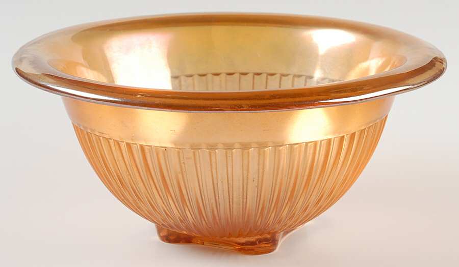 FEG19 Marigold (Carnival) 8" Mixing Bowl by Federal Glass -1