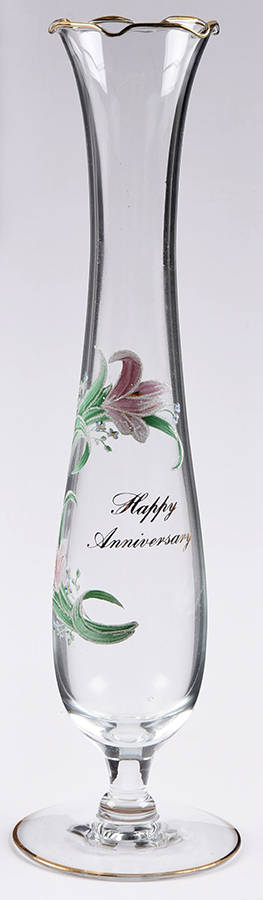 Anniversary (Giftware) 10" Bud Vase by Fenton-1