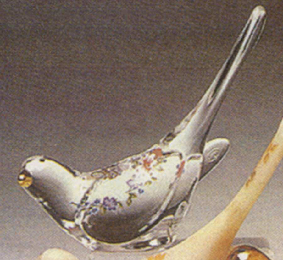 Anniversary (Giftware) #5197 Happiness Bird by Fenton-1
