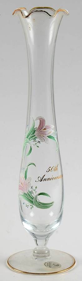 Anniversary (Giftware) 10" Bud Vase by Fenton-1