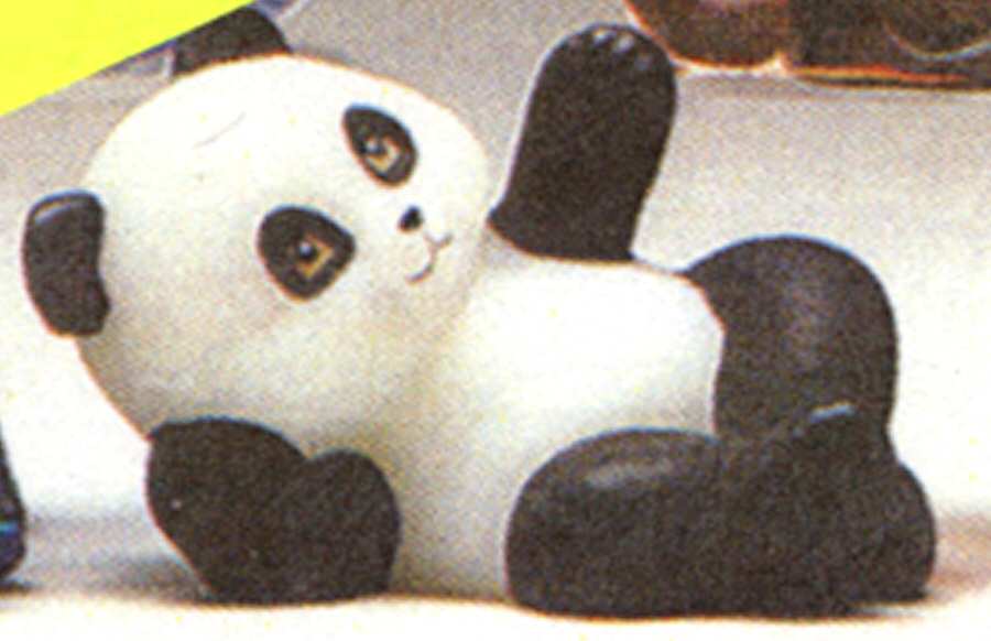 Precious Panda #5233 Reclining Bear by Fenton-1