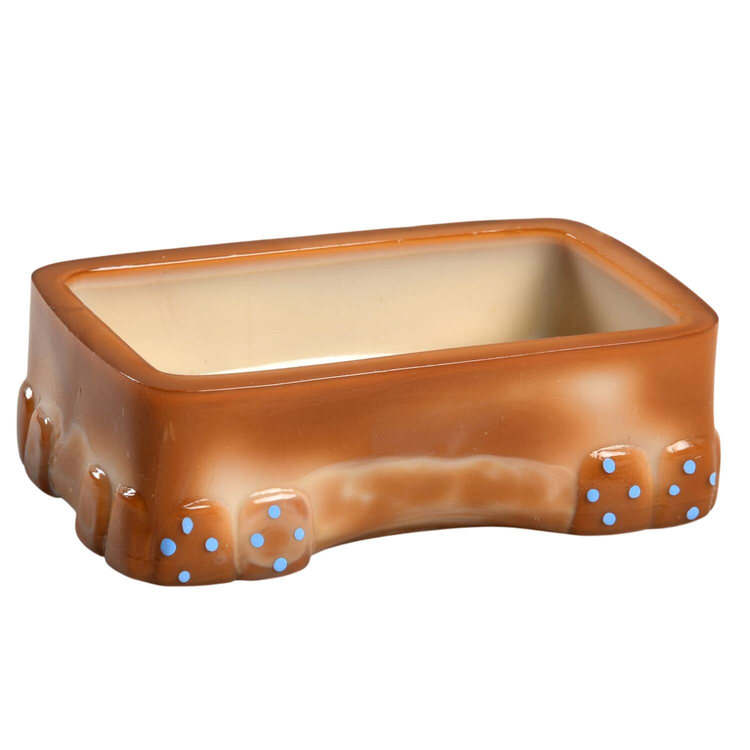 Animals and Figurines (Decorated, Not in Line) Elephant Trinket Box No Lid by Fenton-1
