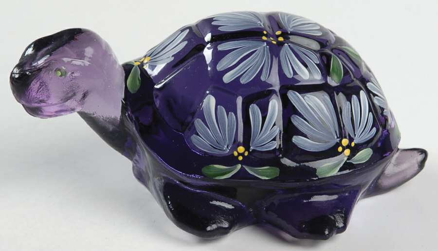 Animals and Figurines (Decorated, Not in Line) #5266 Turtle by Fenton-1