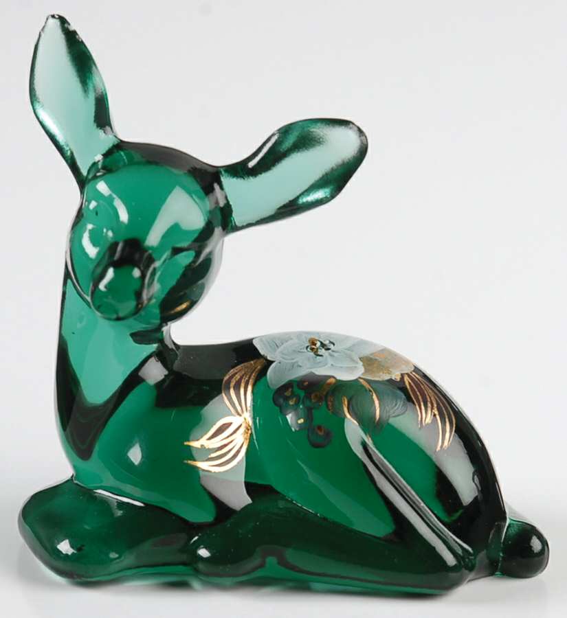 Magnolia & Berry #5160 Fawn Deer by Fenton-1