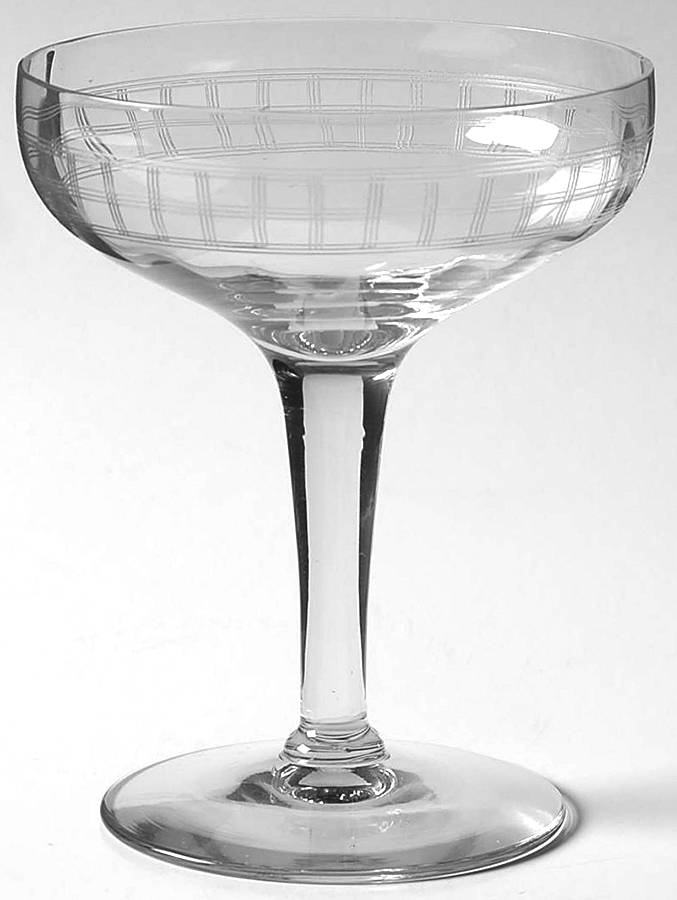 Block Non Optic Champagne/Tall Sherbet by Fostoria-1
