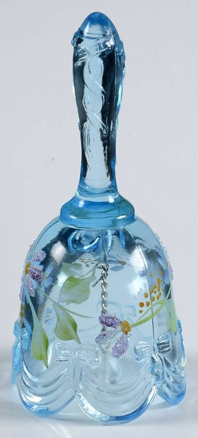 Bells #9266 Bow & Drape Petite Bell by Fenton-1