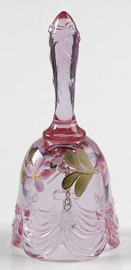 Bells #9266 Bow & Drape Petite Bell by Fenton-1