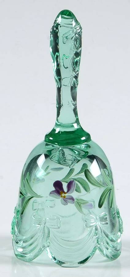 Bells #9266 Bow & Drape Petite Bell by Fenton-1