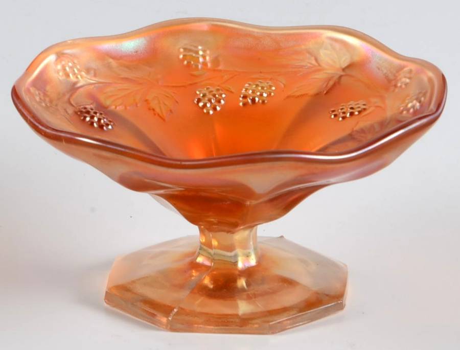 Blackberry Marigold (Carnival) Compote by Fenton-1