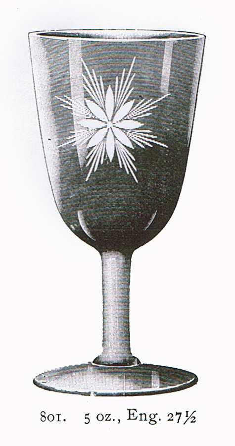 Engraving 27-1-2 Claret Wine by Fostoria-1
