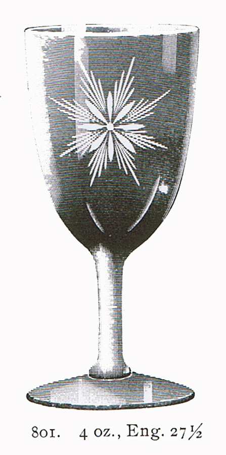 Engraving 27-1-2 Wine Glass by Fostoria-1