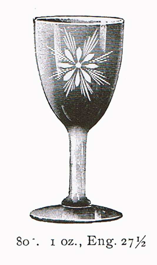 Engraving 27-1-2 Cordial Glass by Fostoria-1