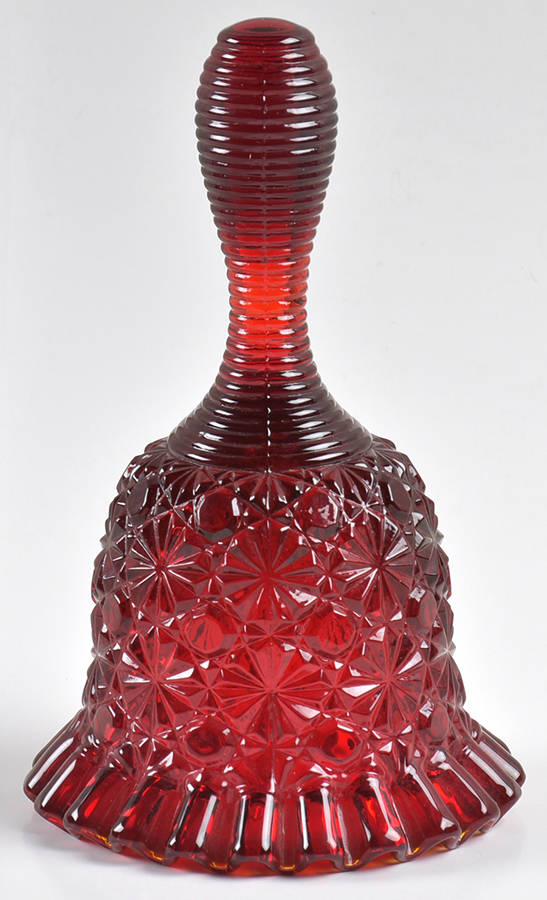 Daisy and Button Ruby Bell by Fenton-1