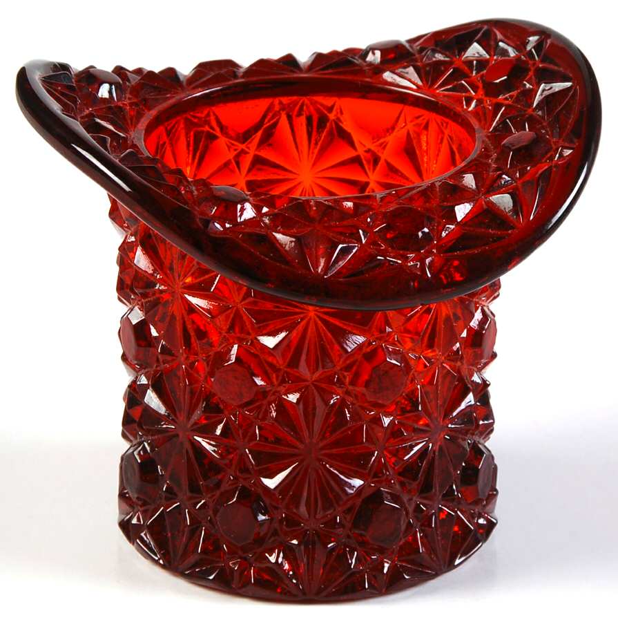 Daisy and Button Ruby Small Top Hat Topper by Fenton-1
