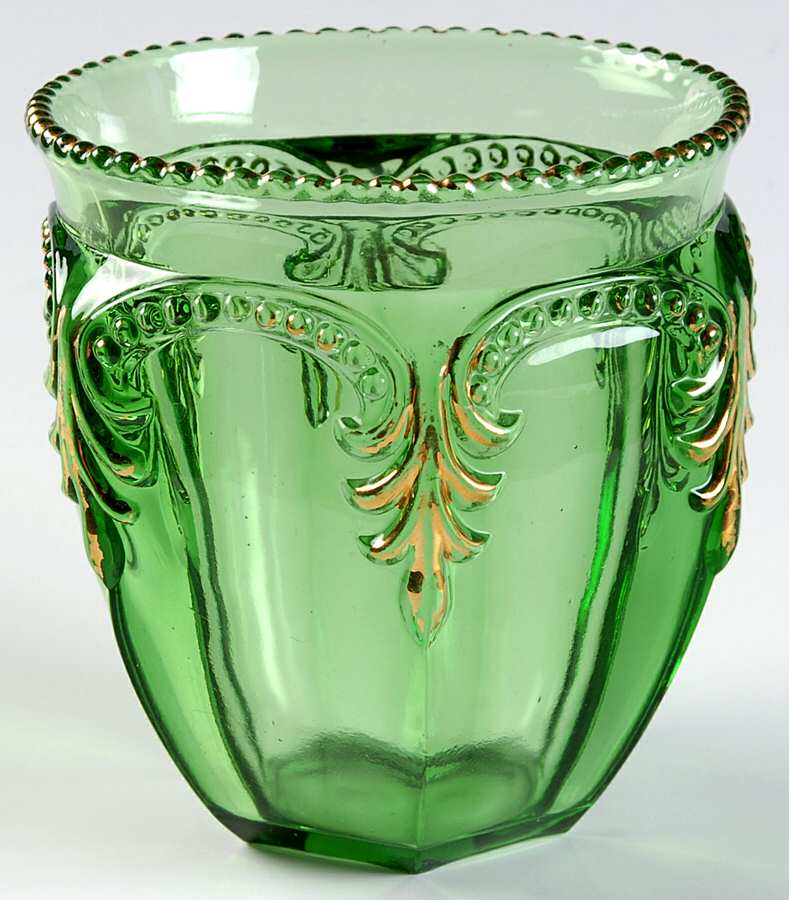 Priscilla Emerald Green Open Spooner by Fostoria-1