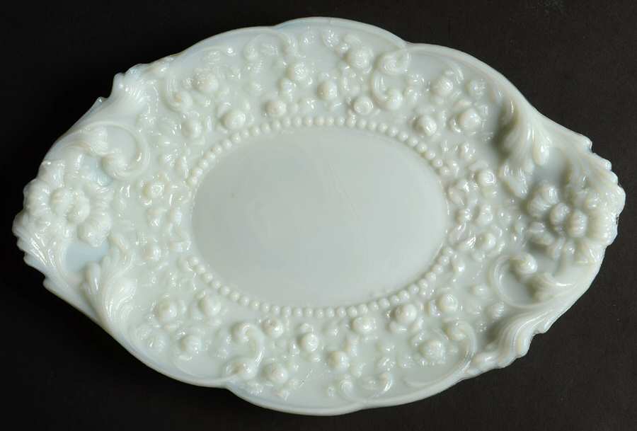 Opal Bride Comb and Brush Tray by Fostoria-1