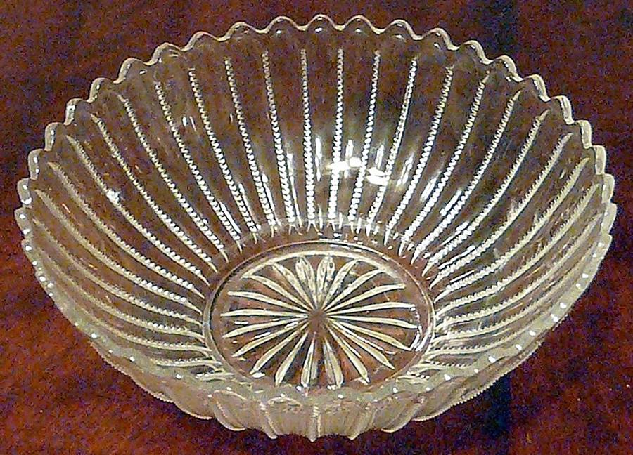 Edgewood Clear Large Fruit Bowl by Fostoria-1