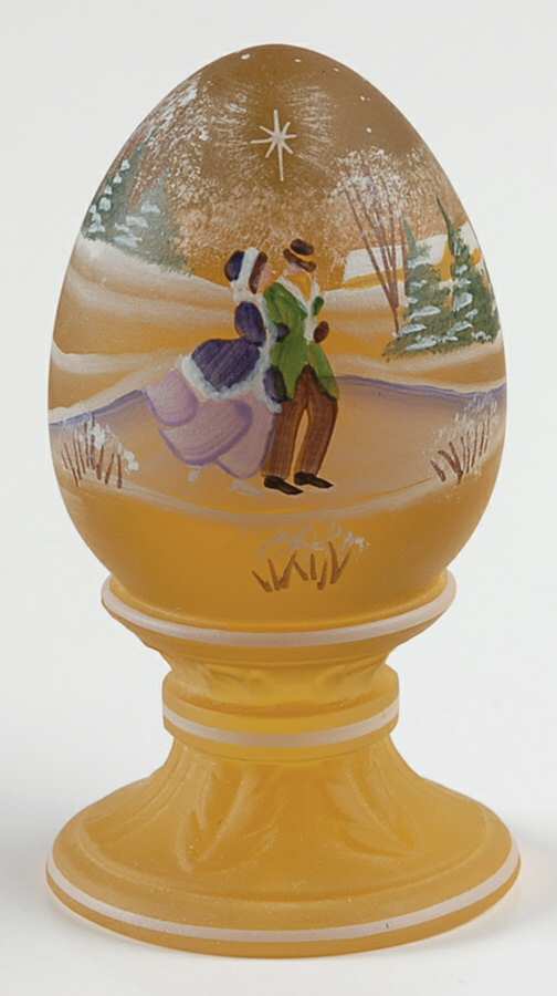 Christmas Star No.3 Star of Wonder Egg by Fenton-1