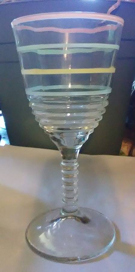 145R-17 Water Goblet by Federal Glass -1