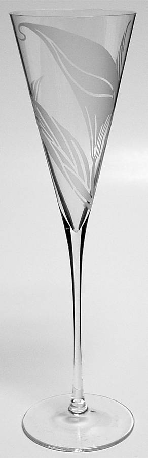 Les Fleurs de Champagne Fluted Champagne by Franklin Mint-1