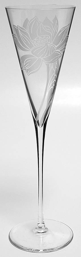Les Fleurs de Champagne Fluted Champagne by Franklin Mint-1