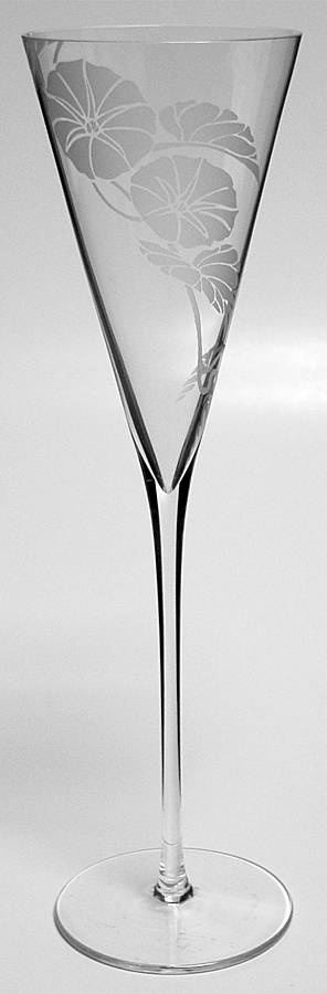 Les Fleurs de Champagne Fluted Champagne by Franklin Mint-1