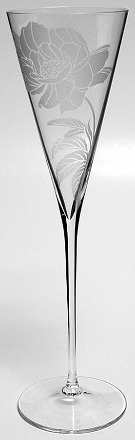 Les Fleurs de Champagne Fluted Champagne by Franklin Mint-1