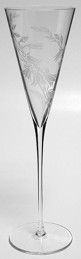 Les Fleurs de Champagne Fluted Champagne by Franklin Mint-1