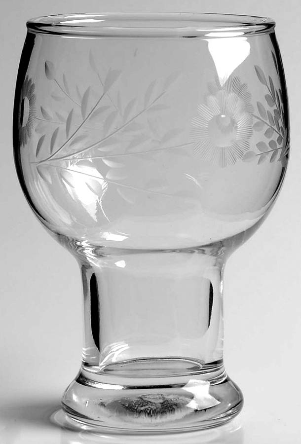 FEG66 Water Goblet by Federal Glass -1