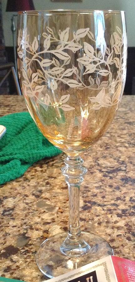 FUG21 Amber Water Goblet by Fumo Brothers-1