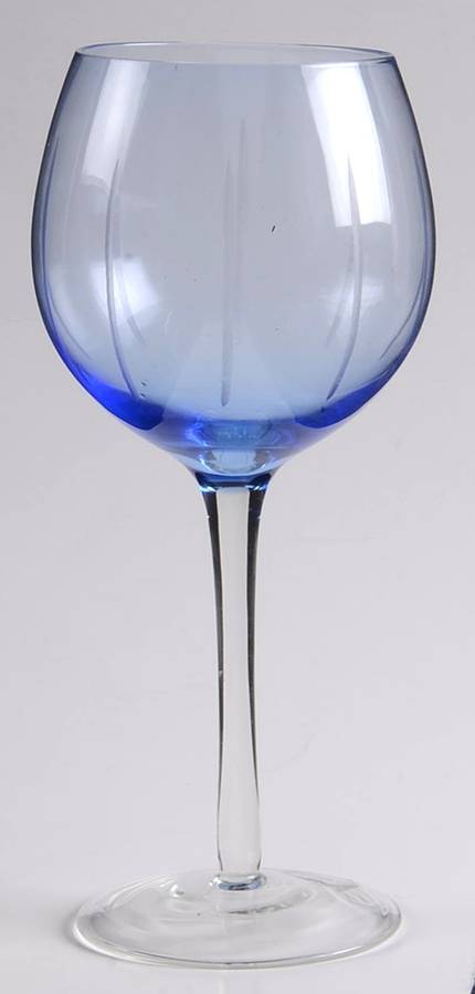 Medallion Colors Blue Water Goblet by Fifth Avenue-1