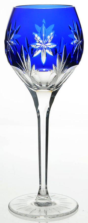 The Stars of Midnight Wine Glass by Franklin Mint-1